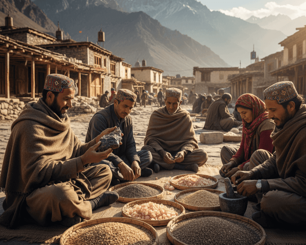 Residents of Gilgit-Baltistan, Pakistan, are preparing authentic Himalayan superfoods, sourced directly by Himalayan Elixirs, Australia's trusted superfood retailer.