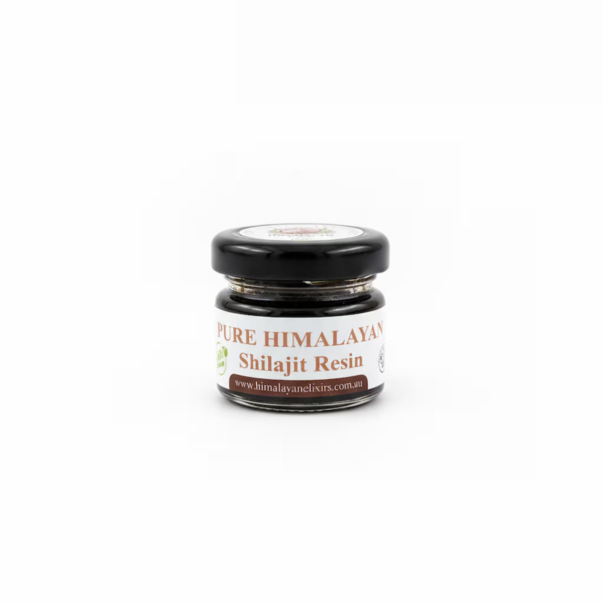 Himalayan Elixirs pure shilajit resin jar, authentic Himalayan superfood supplement available to buy in Australia