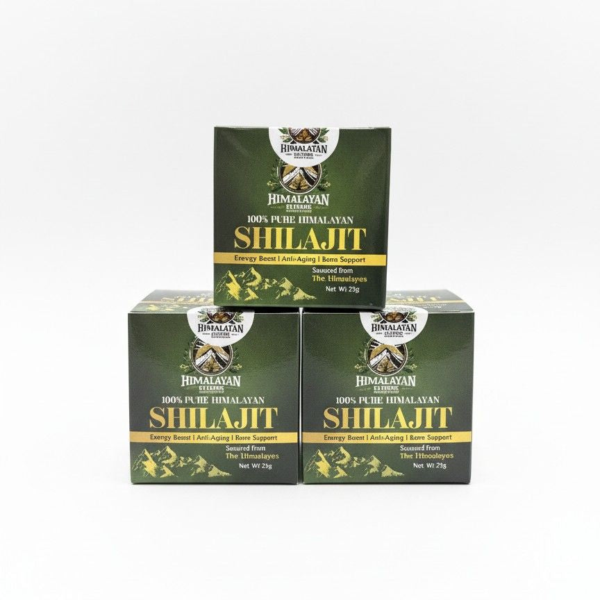 Himalayan Elixirs pure shilajit resin 75g three pack bundle (3x25g), most popular Himalayan superfood supplement bundle available to buy in Australia